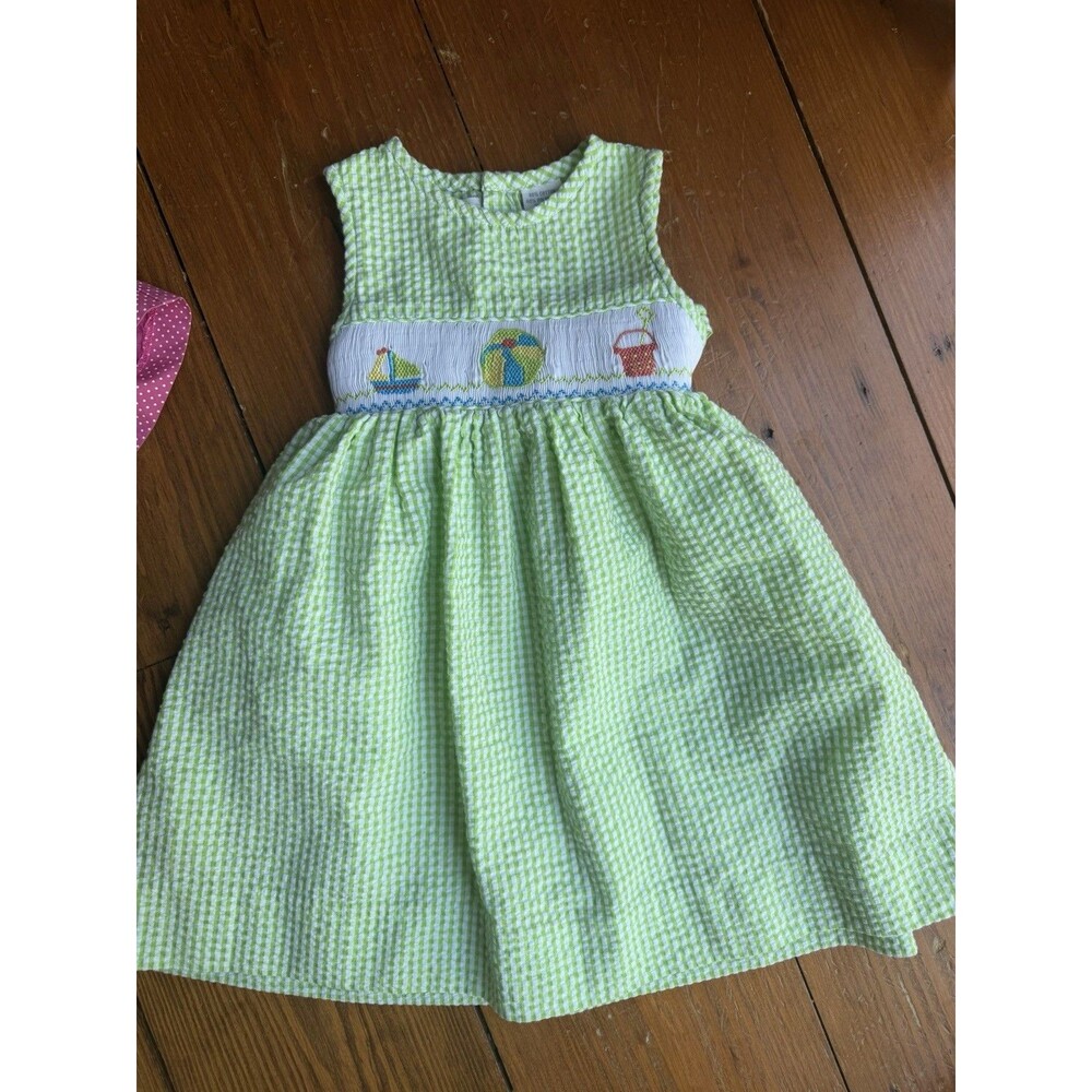 Girls Smocked Beach Dress Size 24 Months
